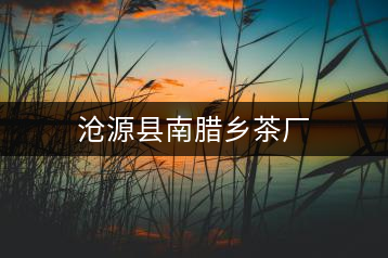 滄源縣南臘鄉(xiāng)茶廠(chǎng)