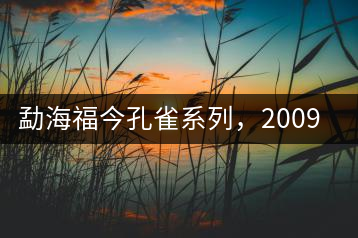 勐海福今孔雀系列，2009年尊享青餅