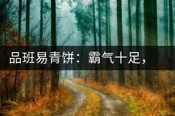 品班易青餅：霸氣十足，母儀天下