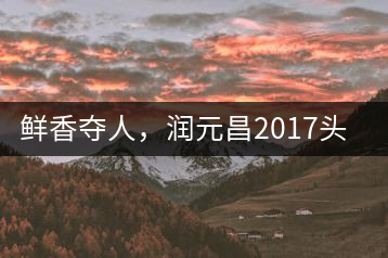 鮮香奪人，潤元昌2017頭采小青柑即將上市