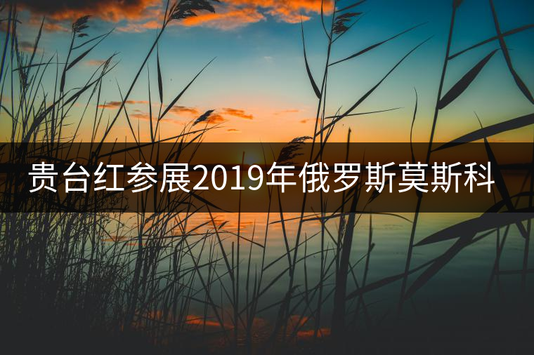 貴臺紅參展2019年俄羅斯莫斯科國際茶展覽會簽訂800萬美金合同！