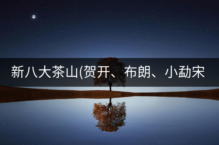 新八大茶山(賀開、布朗、小勐宋、巴達(dá))講解二新八大茶山（賀開、布朗、小勐宋、巴達(dá)）講解二