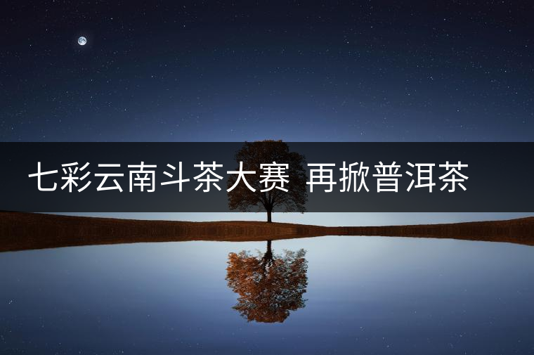 七彩云南斗茶大賽 再掀普洱茶收藏之風(fēng) 七彩云南斗茶大賽 再掀普洱茶收藏之風(fēng)