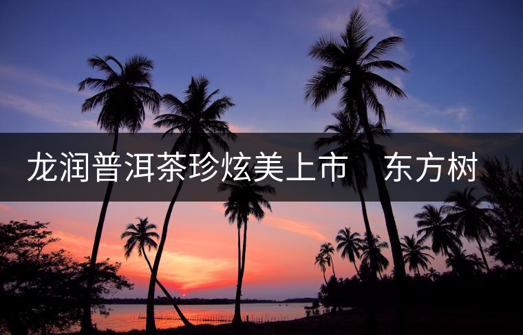 龍潤(rùn)普洱茶珍炫美上市 東方樹(shù)葉再現(xiàn)神奇 龍潤(rùn)普洱茶珍炫美上市 東方樹(shù)葉再現(xiàn)神奇