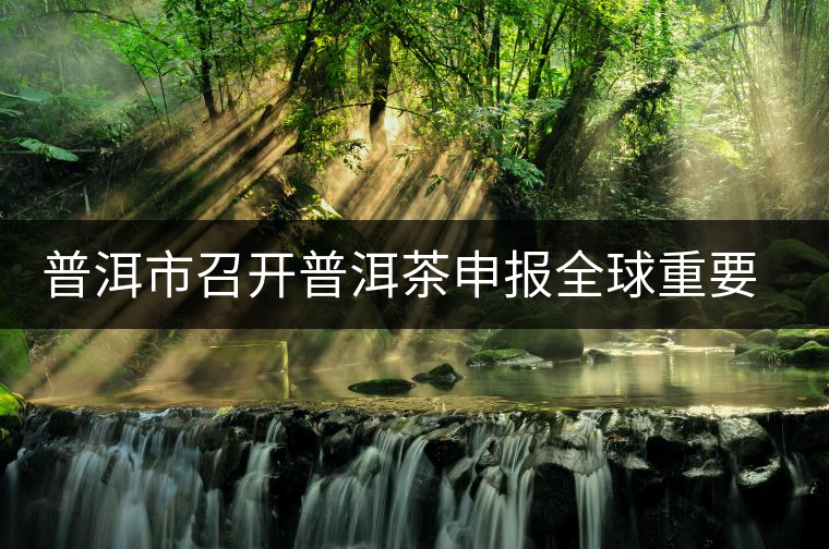 普洱市召開普洱茶申報(bào)全球重要農(nóng)業(yè)文化遺產(chǎn)工作領(lǐng)導(dǎo)小組會(huì)議 普洱市召開普洱茶申報(bào)全球重要農(nóng)業(yè)文化遺產(chǎn)工作領(lǐng)導(dǎo)小組會(huì)議