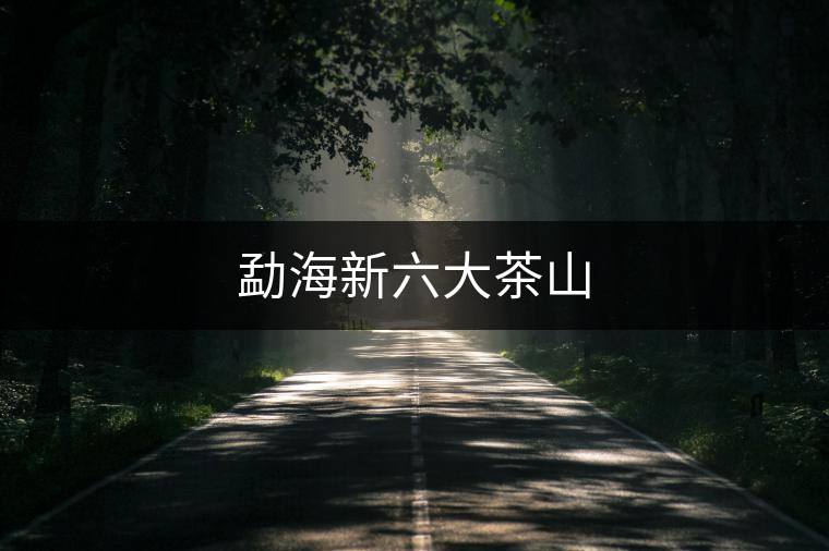 勐海新六大茶山 勐海新六大茶山