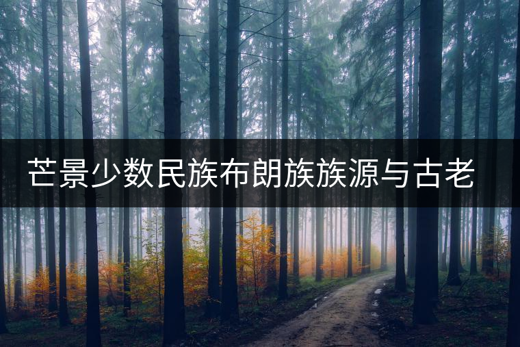 芒景少數(shù)民族布朗族族源與古老茶園