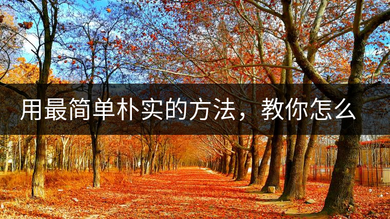 用最簡單樸實的方法，教你怎么泡好一杯普洱茶？