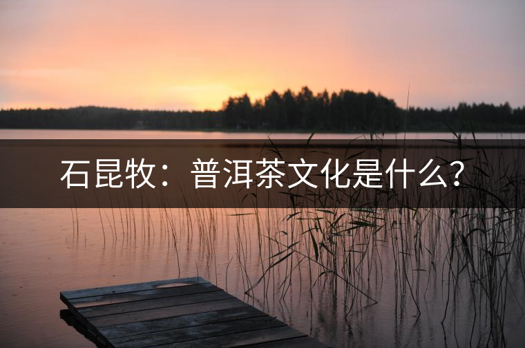 石昆牧：普洱茶文化是什么？