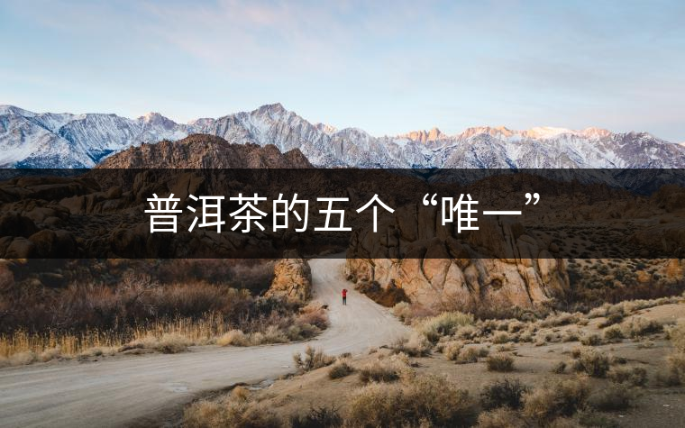 普洱茶的五個(gè)“唯一”