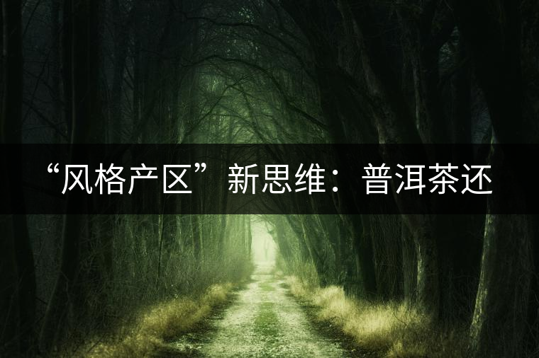 “風格產(chǎn)區(qū)”新思維：普洱茶還有無必要再區(qū)分山頭？