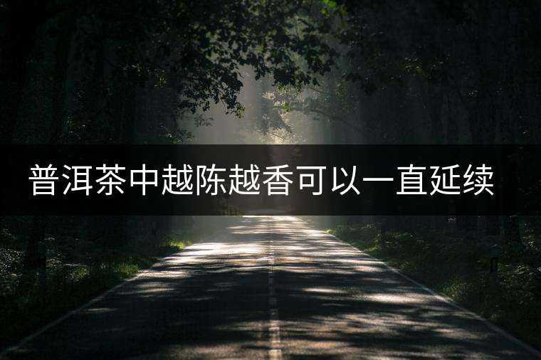 普洱茶中越陳越香可以一直延續(xù)下去嗎？