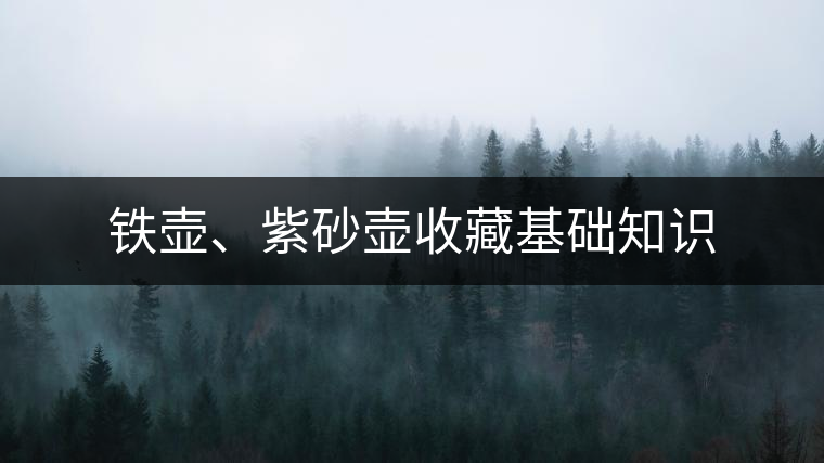 鐵壺、紫砂壺收藏基礎(chǔ)知識