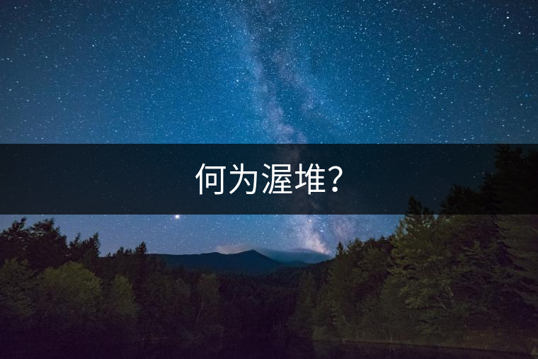 何為渥堆？