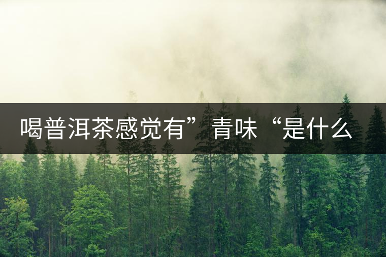 喝普洱茶感覺有”青味“是什么原因？