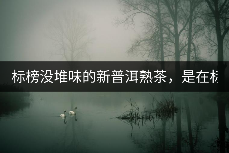 標榜沒堆味的新普洱熟茶，是在標榜無知！