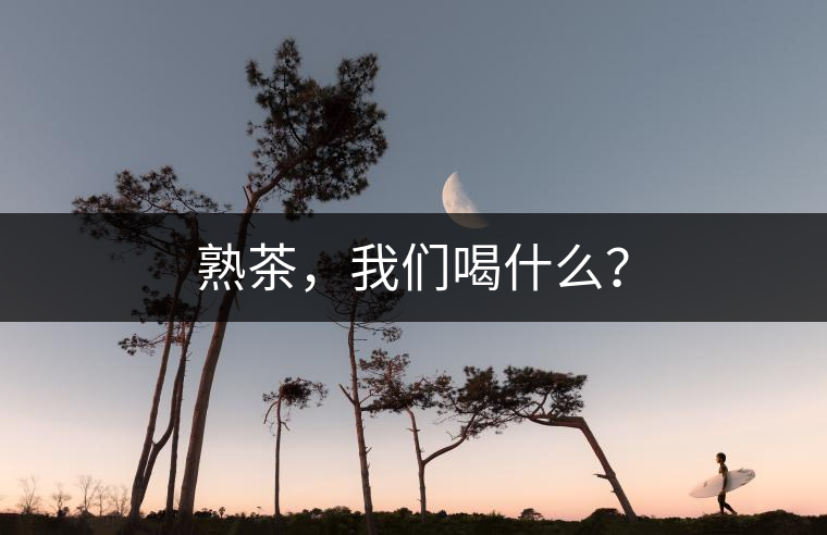 熟茶，我們喝什么？