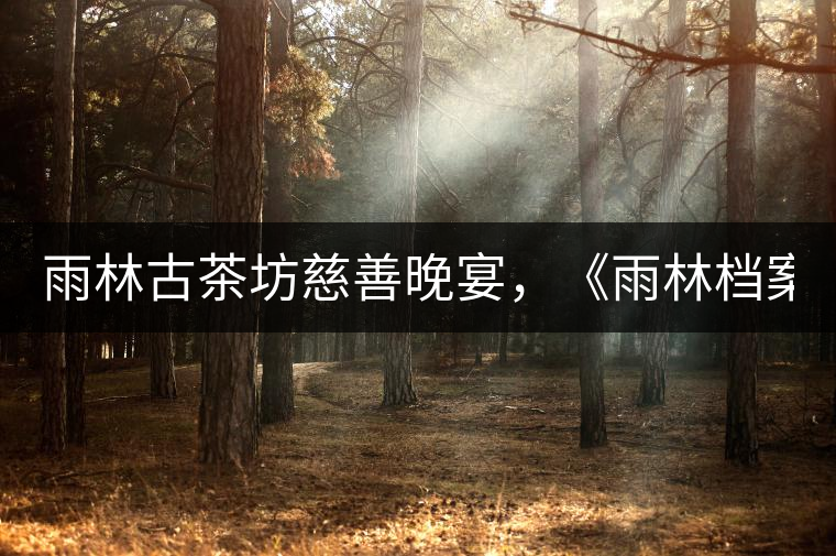 雨林古茶坊慈善晚宴，《雨林檔案·曼松》拍出106萬！