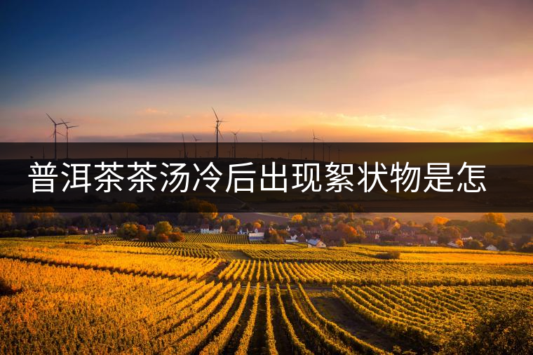 普洱茶茶湯冷后出現(xiàn)絮狀物是怎么回事？