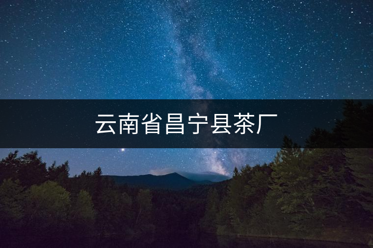 云南省昌寧縣茶廠 云南省昌寧縣茶廠