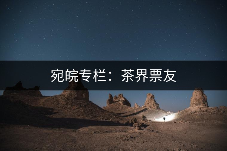 宛皖專欄：茶界票友