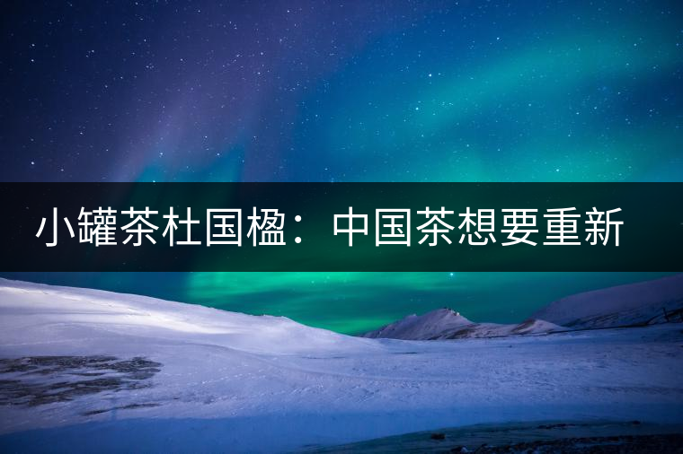 小罐茶杜國楹：中國茶想要重新走向世界，就要把用戶體驗變簡單