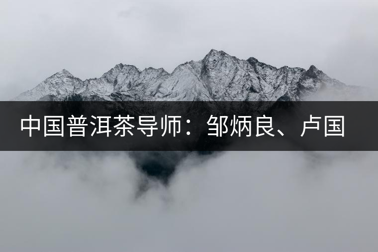 中國(guó)普洱茶導(dǎo)師：鄒炳良、盧國(guó)齡