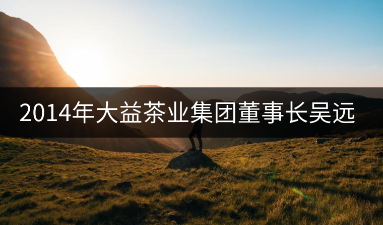 2014年大益茶業(yè)集團董事長吳遠之訪談 2014年大益茶業(yè)集團董事長吳遠之訪談