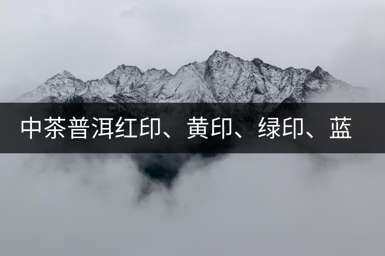 中茶普洱紅印、黃印、綠印、藍(lán)印的含義