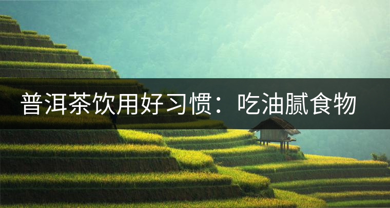 普洱茶飲用好習(xí)慣：吃油膩食物后宜飲茶
