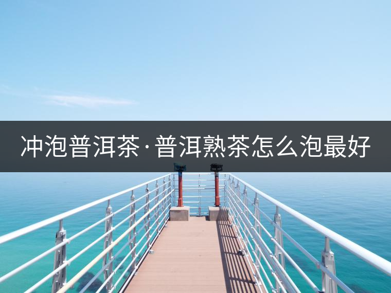 沖泡普洱茶·普洱熟茶怎么泡最好喝？