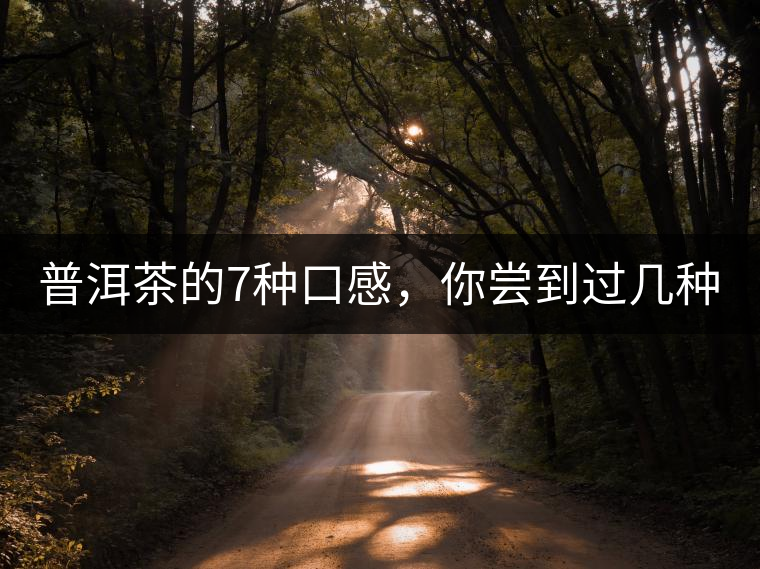 普洱茶的7種口感，你嘗到過幾種？
