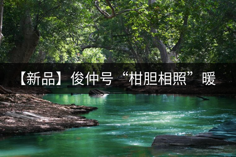 【新品】俊仲號“柑膽相照”暖心來襲！