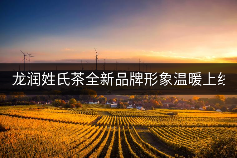 龍潤姓氏茶全新品牌形象溫暖上線！