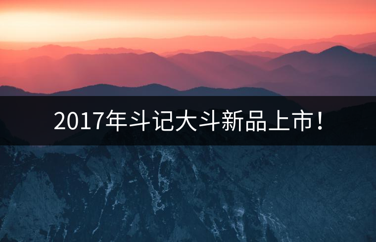 2017年斗記大斗新品上市！