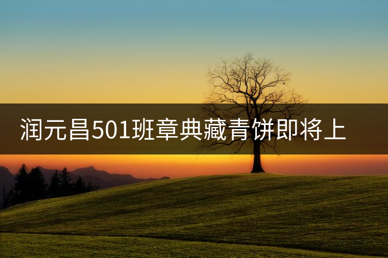 潤元昌501班章典藏青餅即將上市