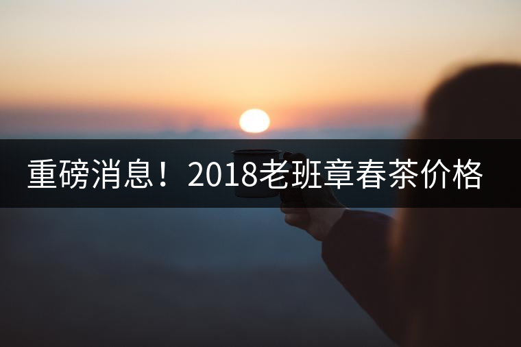 重磅消息！2018老班章春茶價格已定！漲價已成定局！