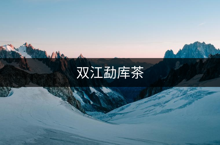 雙江勐庫茶 雙江勐庫茶