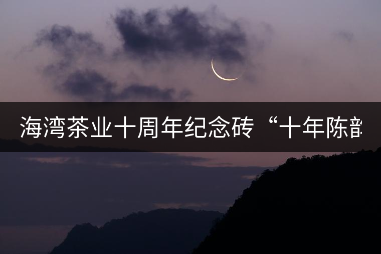 海灣茶業(yè)十周年紀念磚“十年陳韻”品鑒！