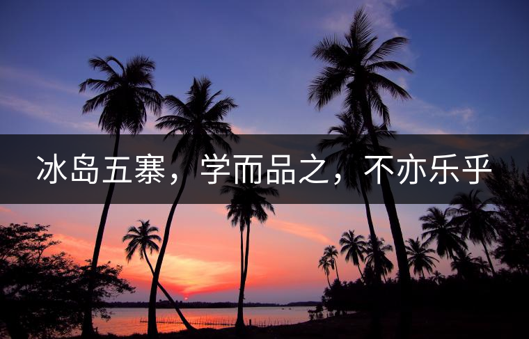 冰島五寨，學(xué)而品之，不亦樂乎