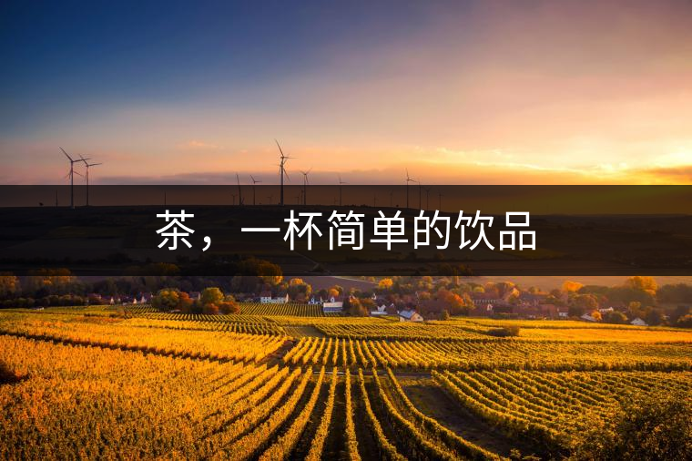 茶，一杯簡(jiǎn)單的飲品