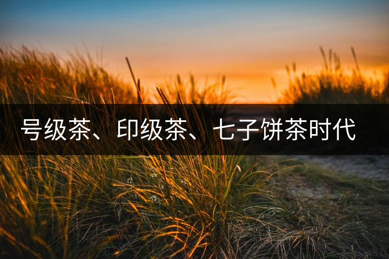 號級茶、印級茶、七子餅茶時代是怎么劃分的？