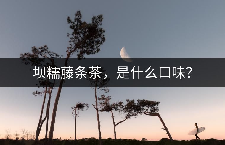 壩糯藤條茶，是什么口味？