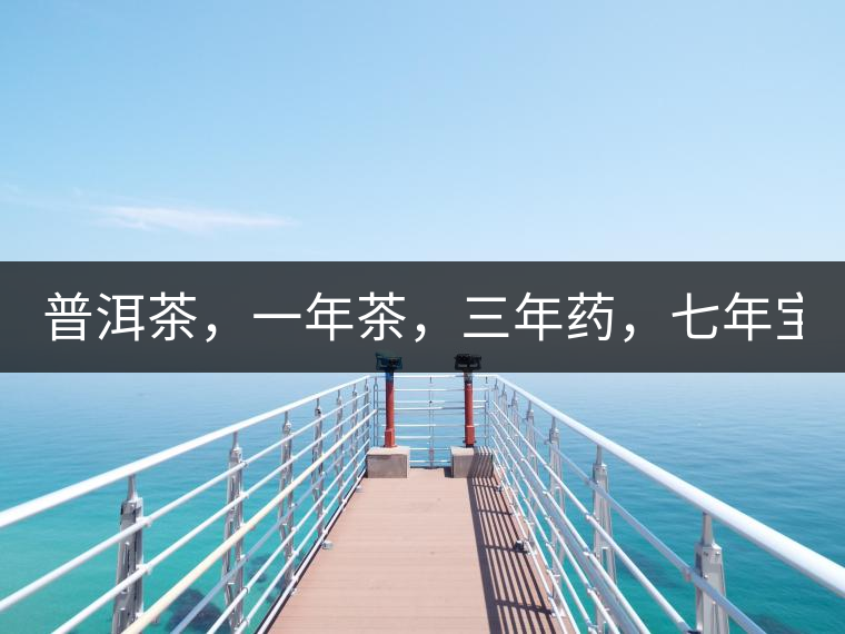 普洱茶，一年茶，三年藥，七年寶2020年為自己存點好茶