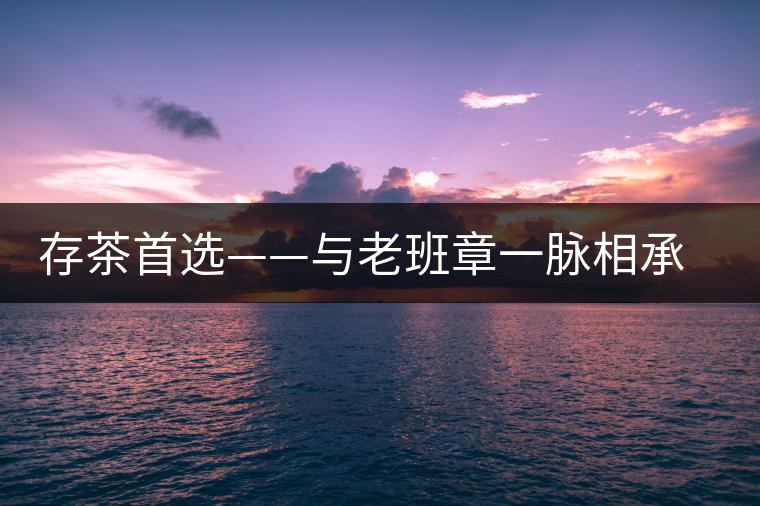 存茶首選——與老班章一脈相承的帕真古樹(shù)茶 存茶首選——與老班章一脈相承的帕真古樹(shù)茶