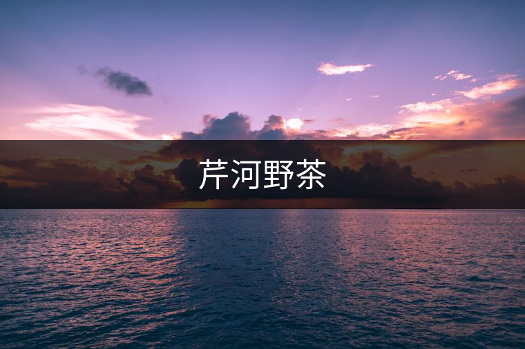 芹河野茶 芹河野茶