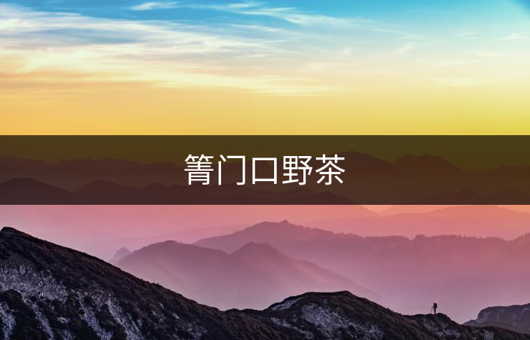 箐門(mén)口野茶
