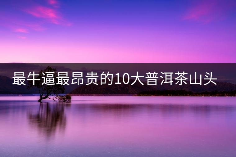 最牛逼最昂貴的10大普洱茶山頭，你造嗎？