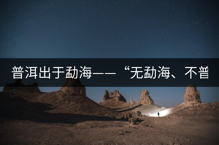 普洱出于勐?！盁o勐海、不普洱”