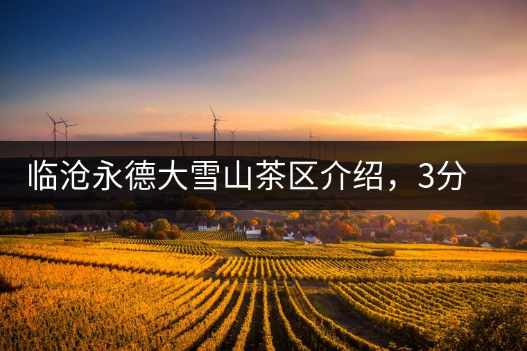 臨滄永德大雪山茶區(qū)介紹，3分鐘了解永德大雪山古樹(shù)茶